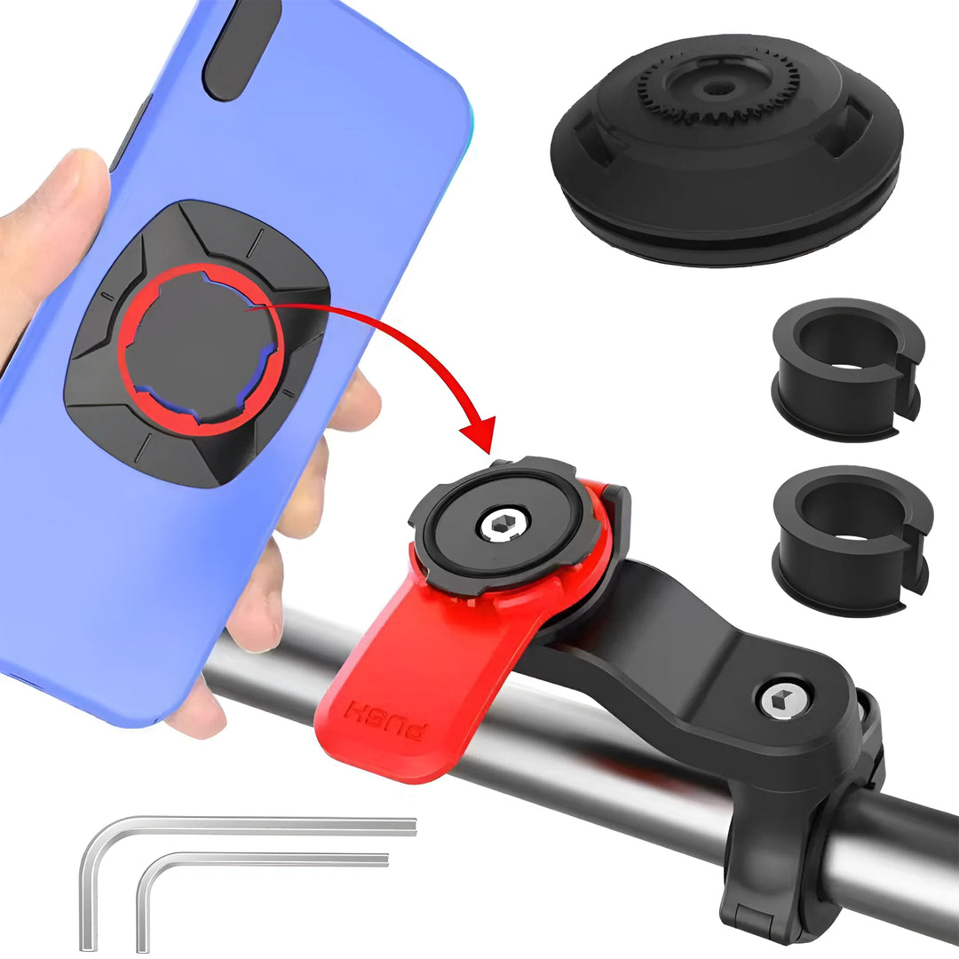 Shock-Absorbing Car Phone Holder – Universal Dashboard Pad Mount 4.7"–7.2"