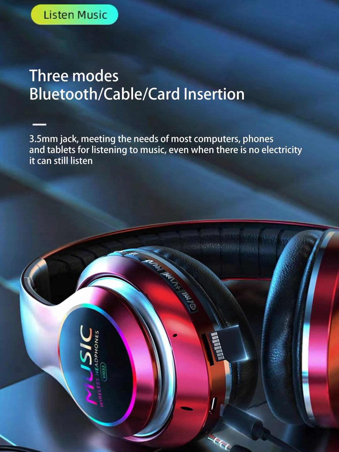 T-WOLF Wireless Bluetooth Headset - Daily Wear with Clarity & Convenience