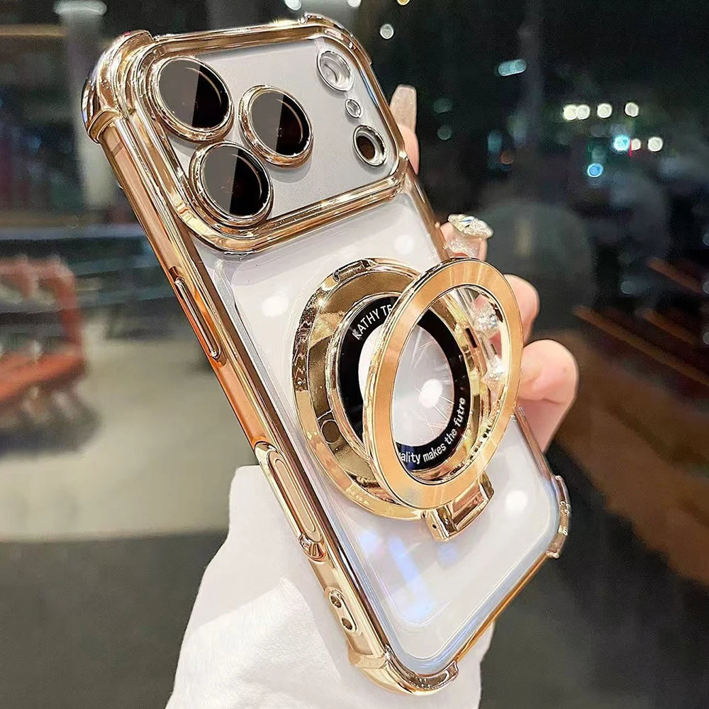 MagSafe Stand Holder Case with Lens Protection for iPhone