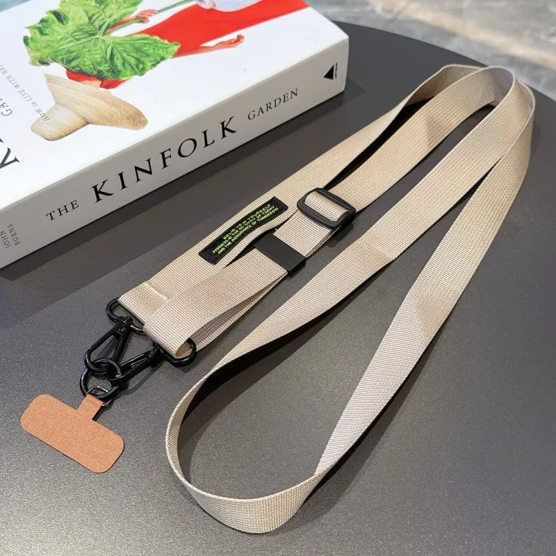 Adjustable Lanyard 140CM Crossbody Neck Cord Wrist Strap All Phone Cover Case Chain Fashion Anti Loss Outdoor Two Hooks Rope
