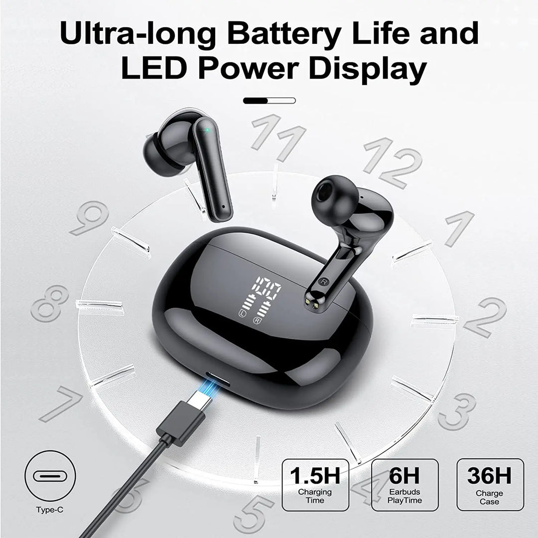 PYLV TWS Bluetooth 5.3 In-Ear Earbuds - Wireless Earbuds for Music Lovers