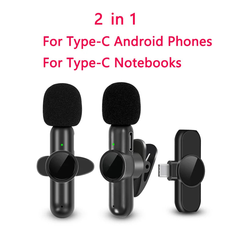 EARDOTS K61 Wireless Lavalier Mic | 9ms Ultra-Low Latency 10H Battery for iPhone Android Gaming