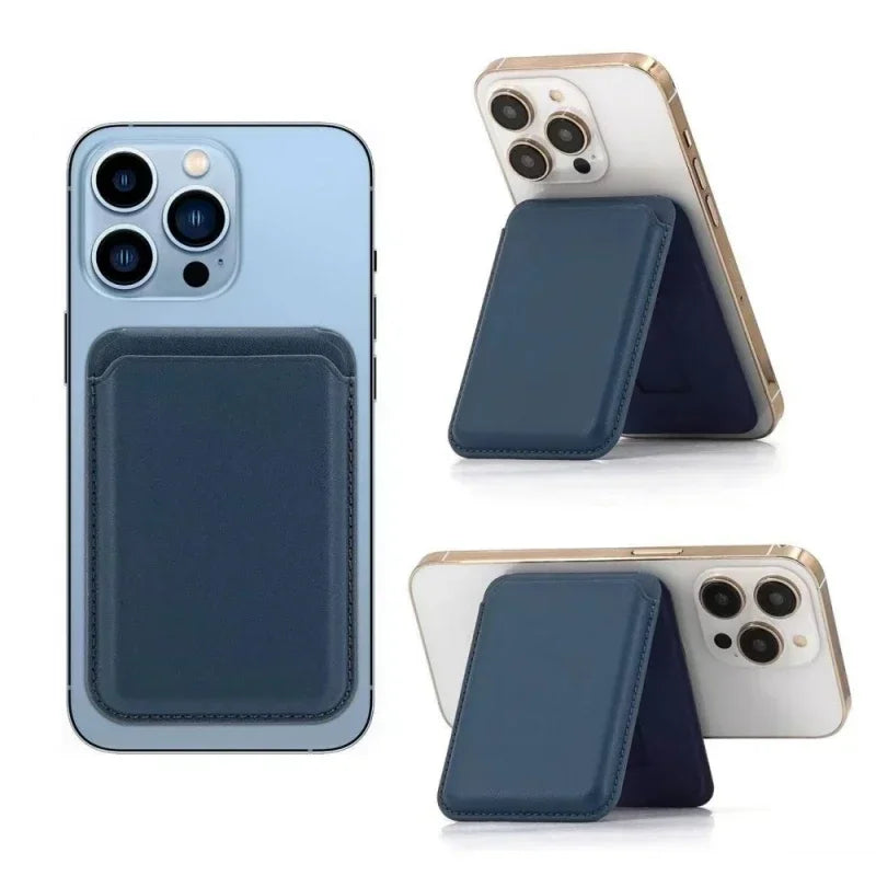 MagSafe Leather Wallet Case for iPhone 12 to 16 Pro Max