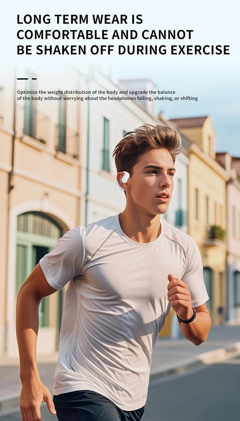 Ruiforlove Bluetooth 5.4 Ear Hook Earphone