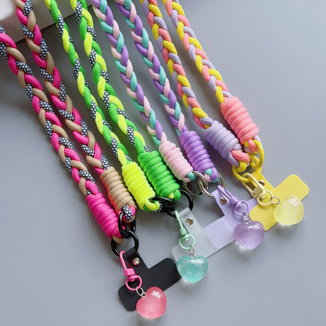 ZHANZHI Cartoon Phone Lanyard | Universal Crossbody Long Rope Strap | Decorative Pendant Accessory