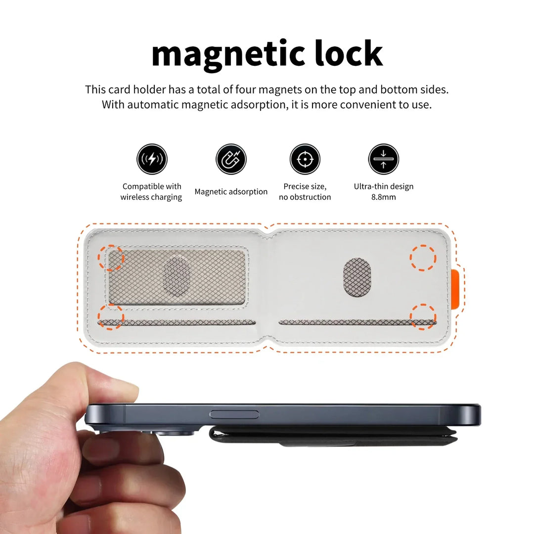 Eseble MagSafe Leather Card Holder Case for iPhone - JEFF's Favorite Picks — Magnetic Wallet Case for iPhone 17 16 Plus