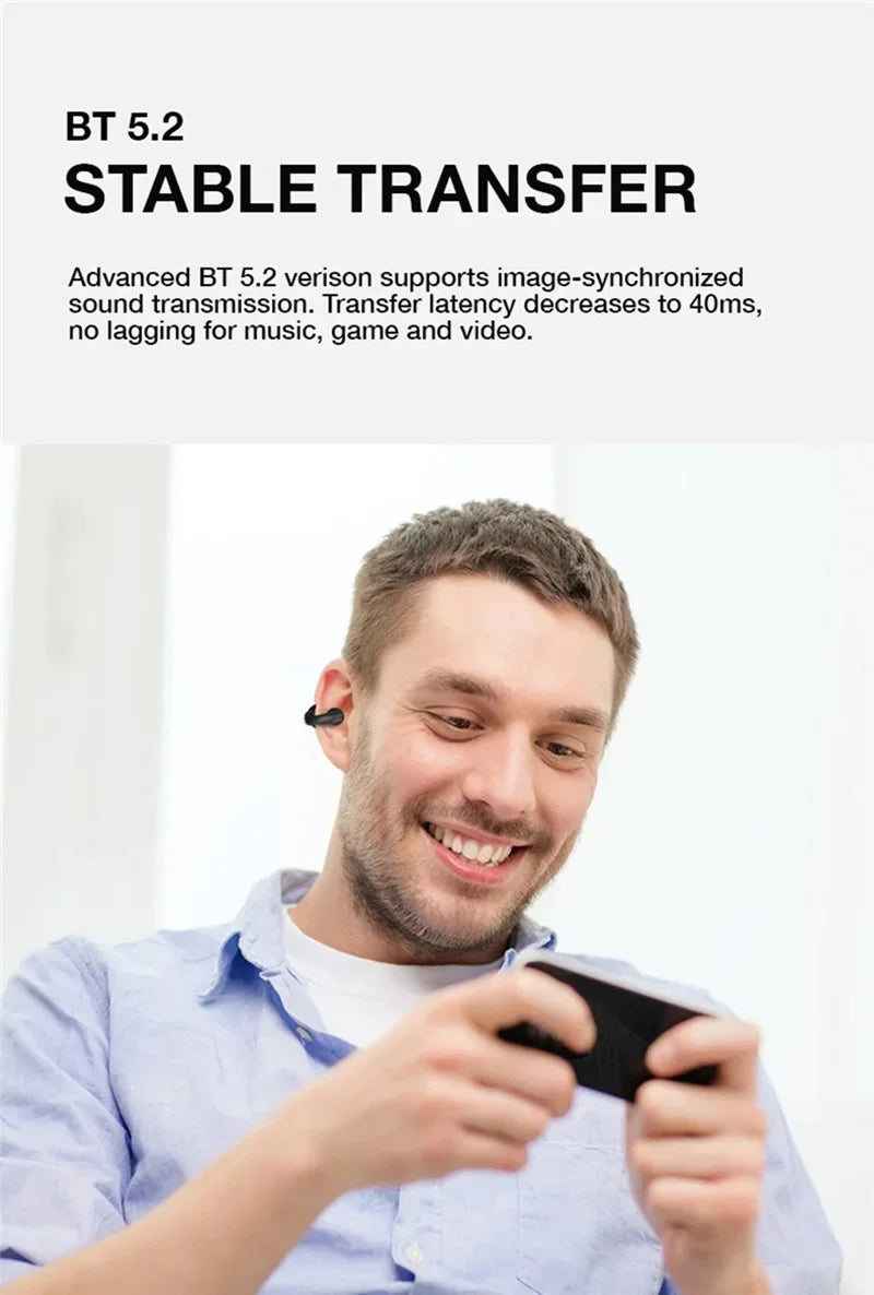 VIKEFON Open-Ear Bluetooth 5.3 Air Conduction Sport Headphones