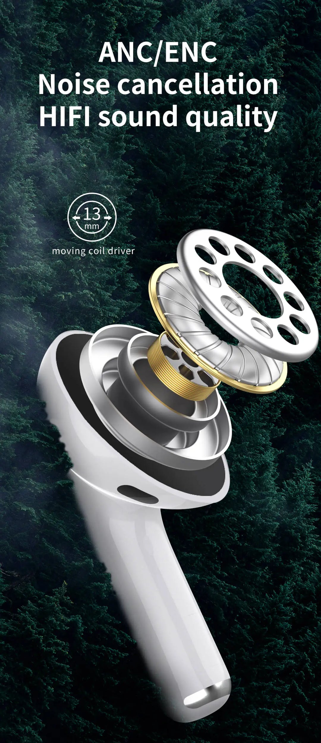 SIMSONLAB Bluetooth 5.3 TWS Wireless Earbuds with Power Bank