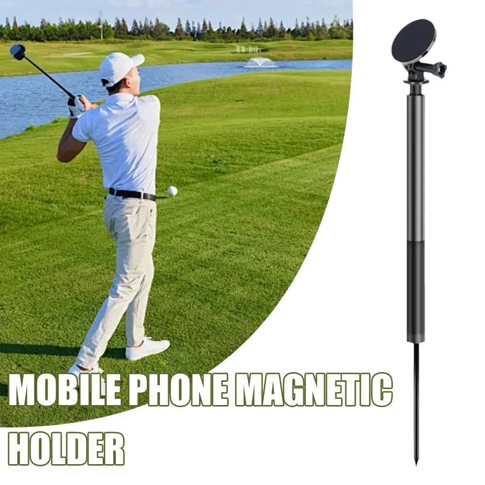 Magnetic Outdoor Phone Stand for Golf & Fishing - Extendable Tripod by JEFF's Favorite Picks