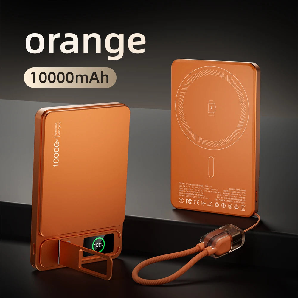 CCC 10000mAh 3-in-1 Magnetic Wireless Power Bank 20W Fast Charging MagSafe iPhone & Apple Watch