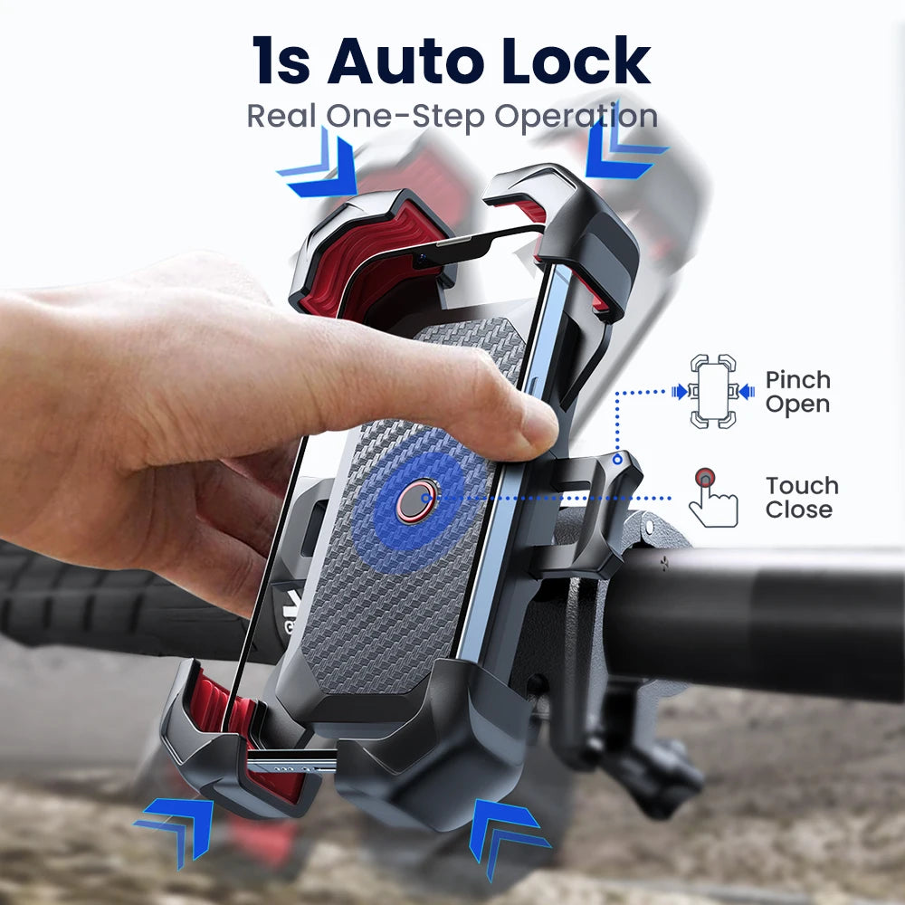 Joyroom Bike Phone Holder 360° | Shockproof Bicycle Mount for 4.7–7" iPhone Samsung GPS