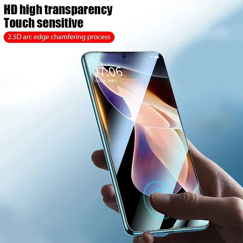 1-5 Pack HD Tempered Glass Poco X7 X6 F7 F6 M7 M6 X5 X3 NFC C75 C65 Pro Screen Protector Film