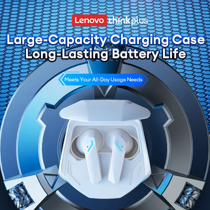 Lenovo GM2 Pro TWS Gaming Earbuds | Bluetooth 5.3 Low Latency HiFi Dual Mode ANC Headset