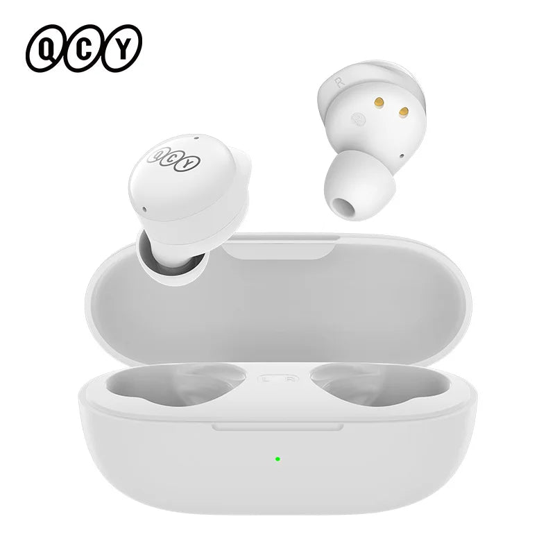 QCY T17 Bluetooth Earbuds 5.1 Wireless Audio with Long-Lasting 26H Charging Case