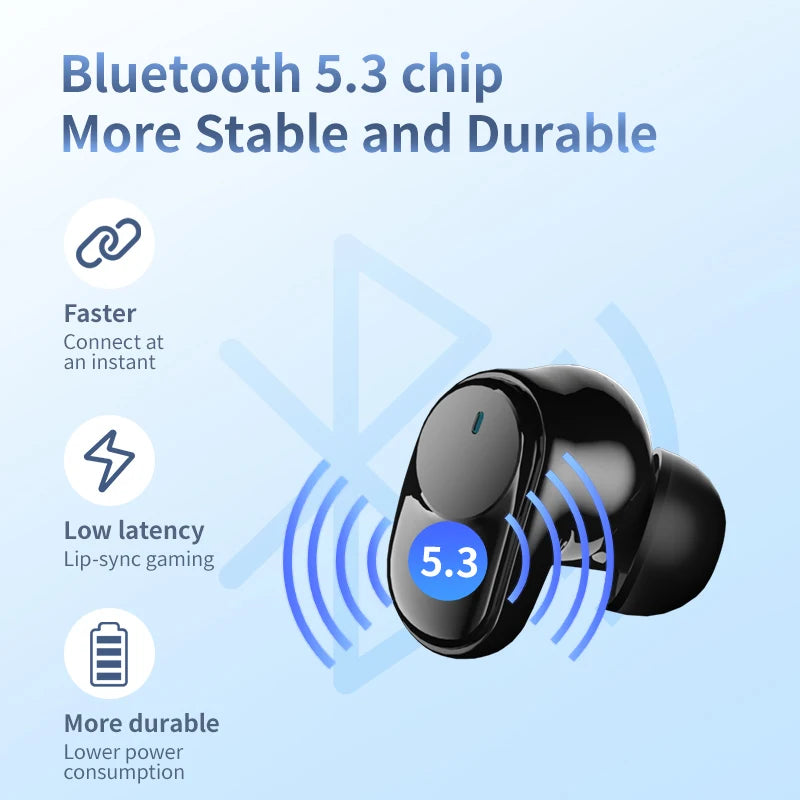 Buy Long Lasting Waterproof Bluetooth 5.3 Earbuds | 60H Battery
