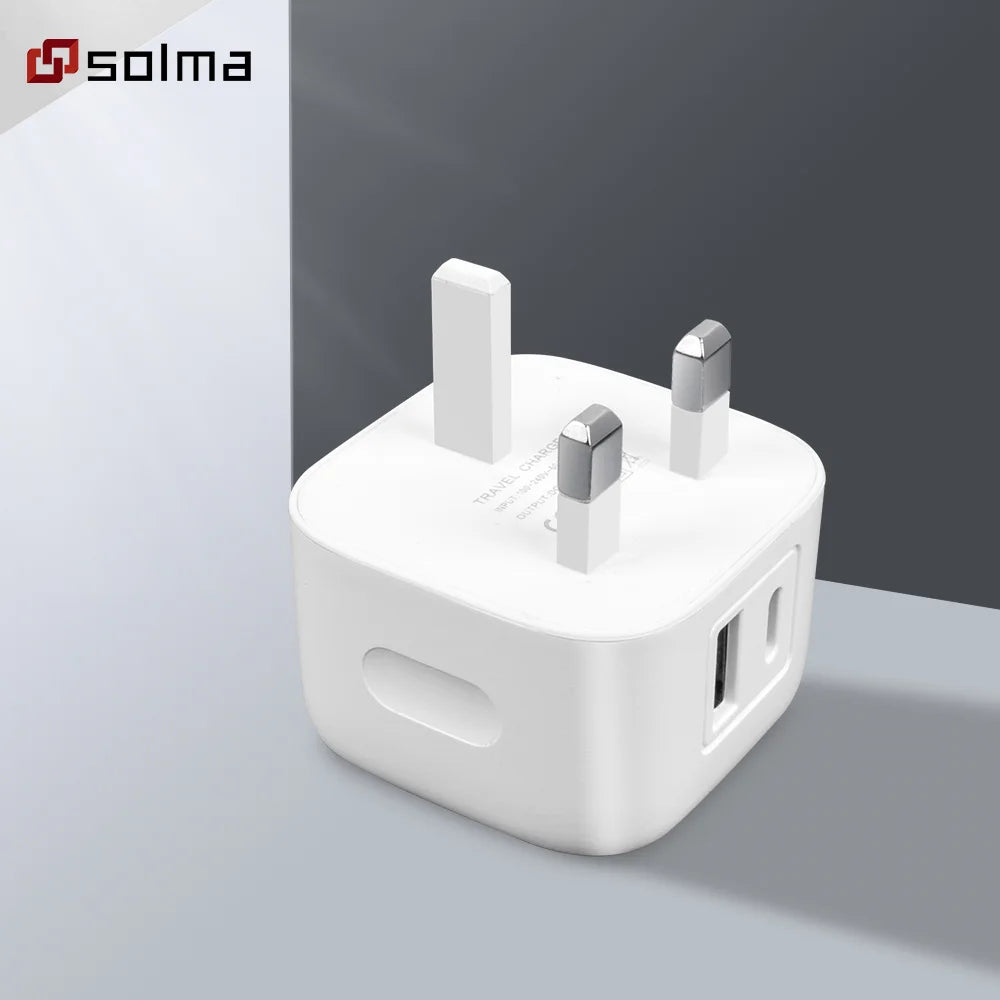 12W USB-C Wall Charger for iPhone and Samsung - Dual Port Fast Charging — magsafe accessories