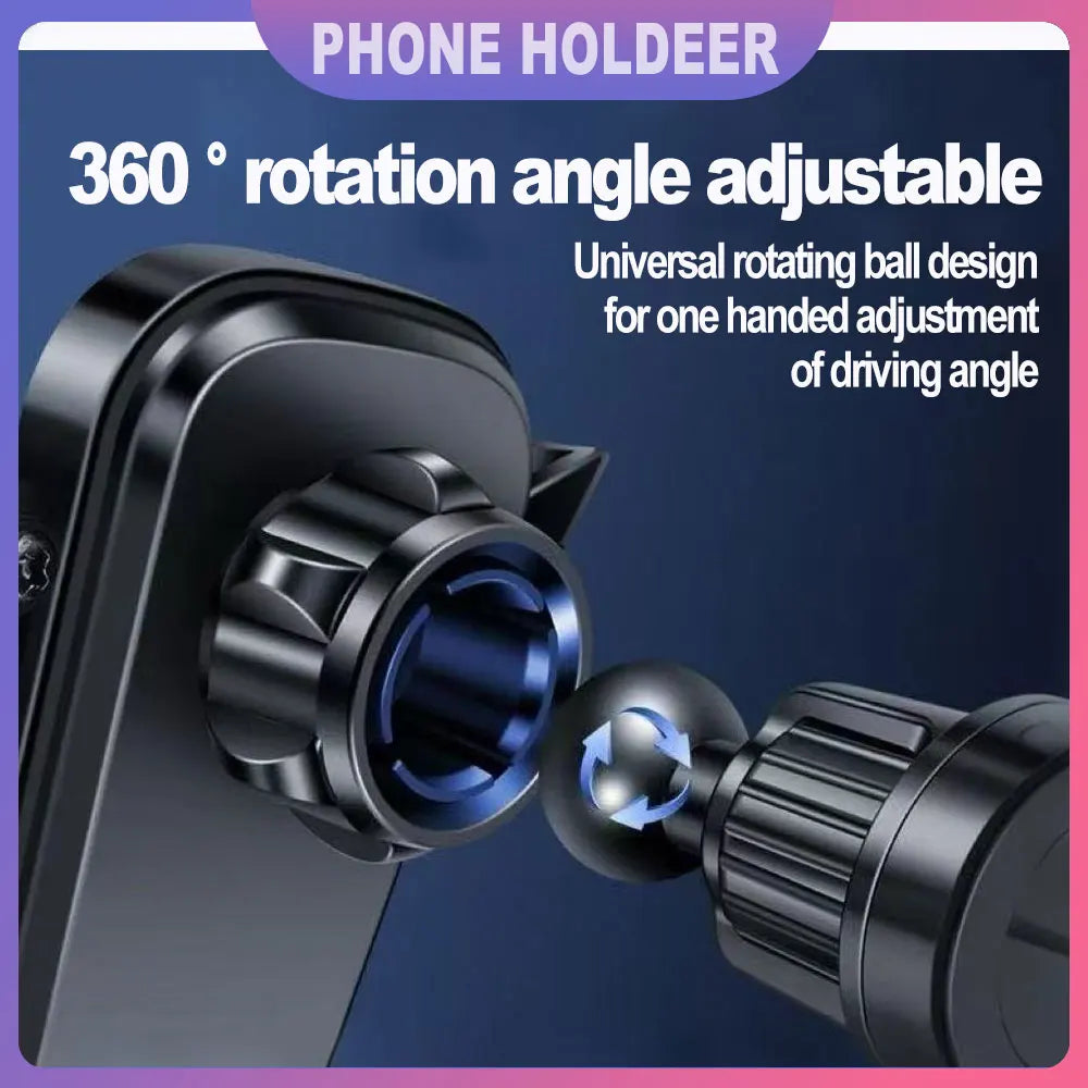 Gravity Car Phone Holder - Air Vent Mount and Auto-Clamp