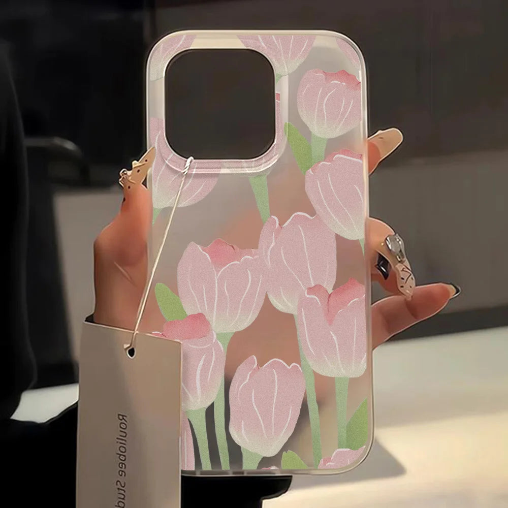 Matte Floral Silicone iPhone Case by JEFF's Favorite Picks