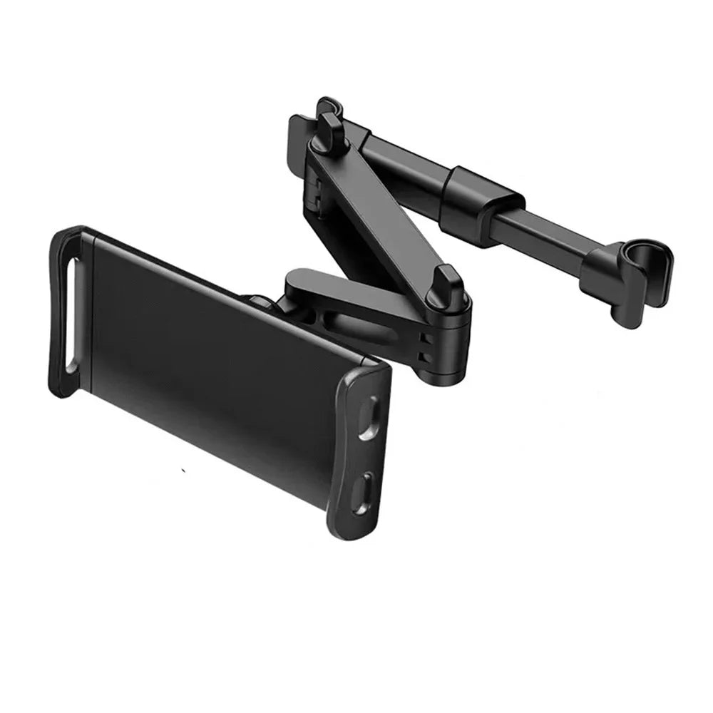 Car Headrest Tablet Holder – Universal Back Seat Mount for 5–12.9" Devices