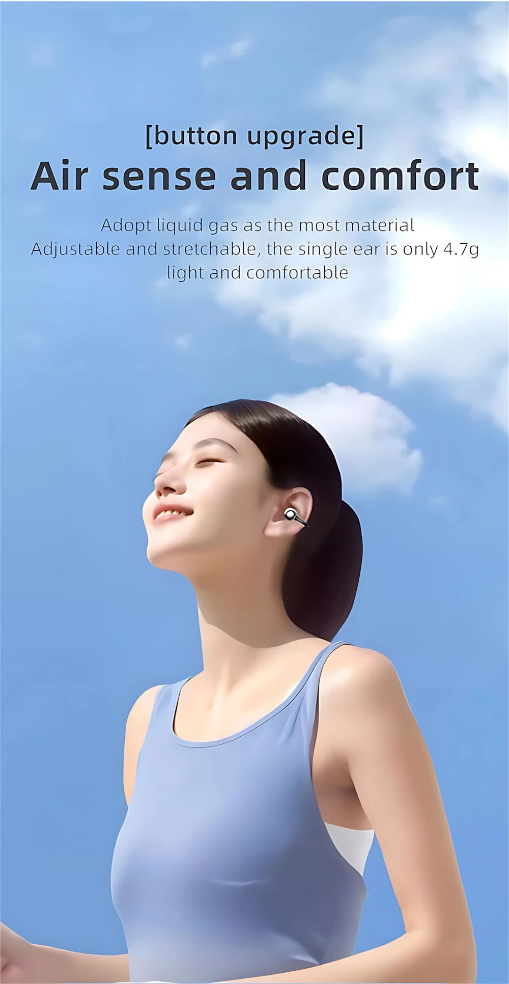Waterproof Wireless Earbuds For Sports - 2025 Air Bone Conduction — waterproof phone accessories