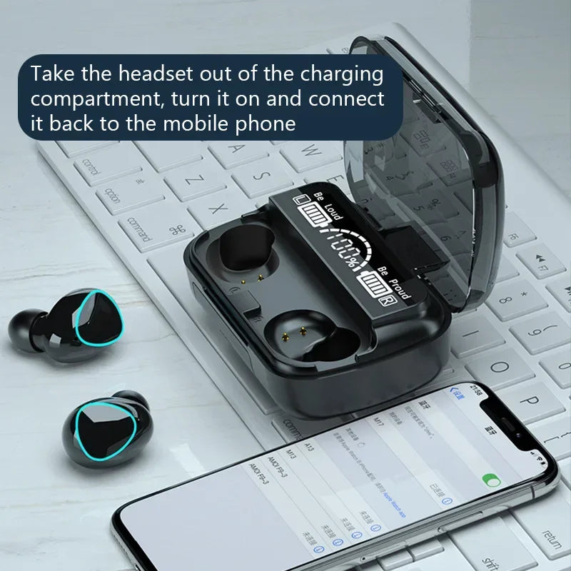 CHUBAN ANC Bluetooth 5.1 Earbuds with 9D Deep Bass — ANC Bluetooth Earbuds