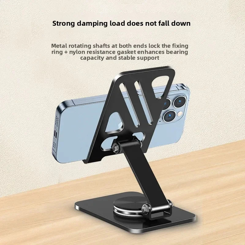 B-SJ24 Aluminum Foldable Desk Phone & Tablet Holder – Universal Metal Stand