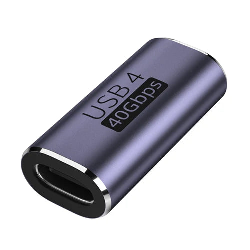 USB4 40Gbps 90° OTG USB-C Adapter | 100W 8K 60Hz Data Converter for MacBook iPad iPhone