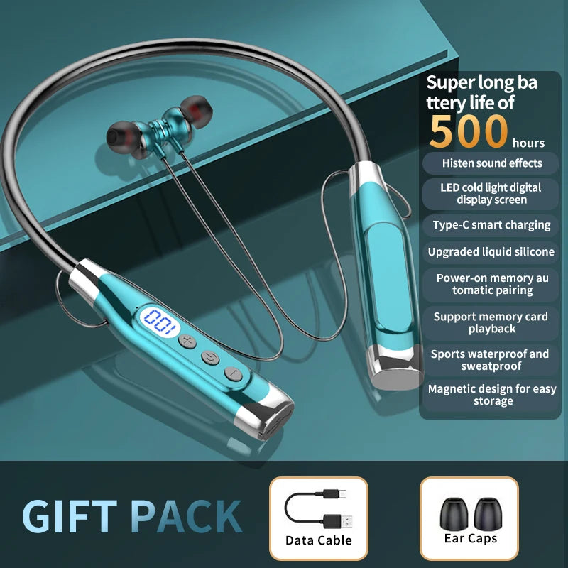 HKFZ Wireless Earbuds with Volume & Playback Controls