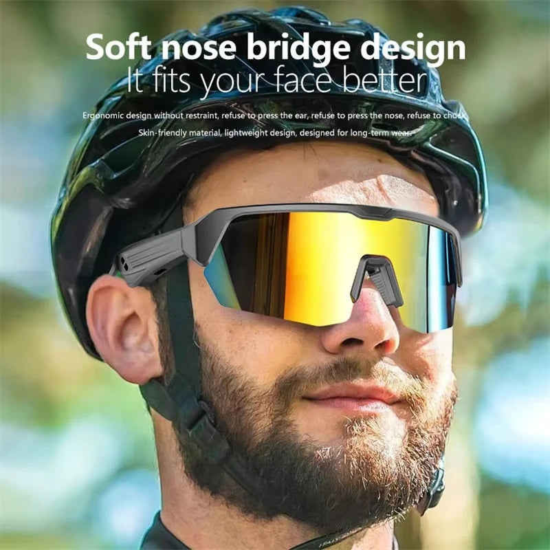 Bluetooth Audio Sunglasses with Mic - Luxuglow