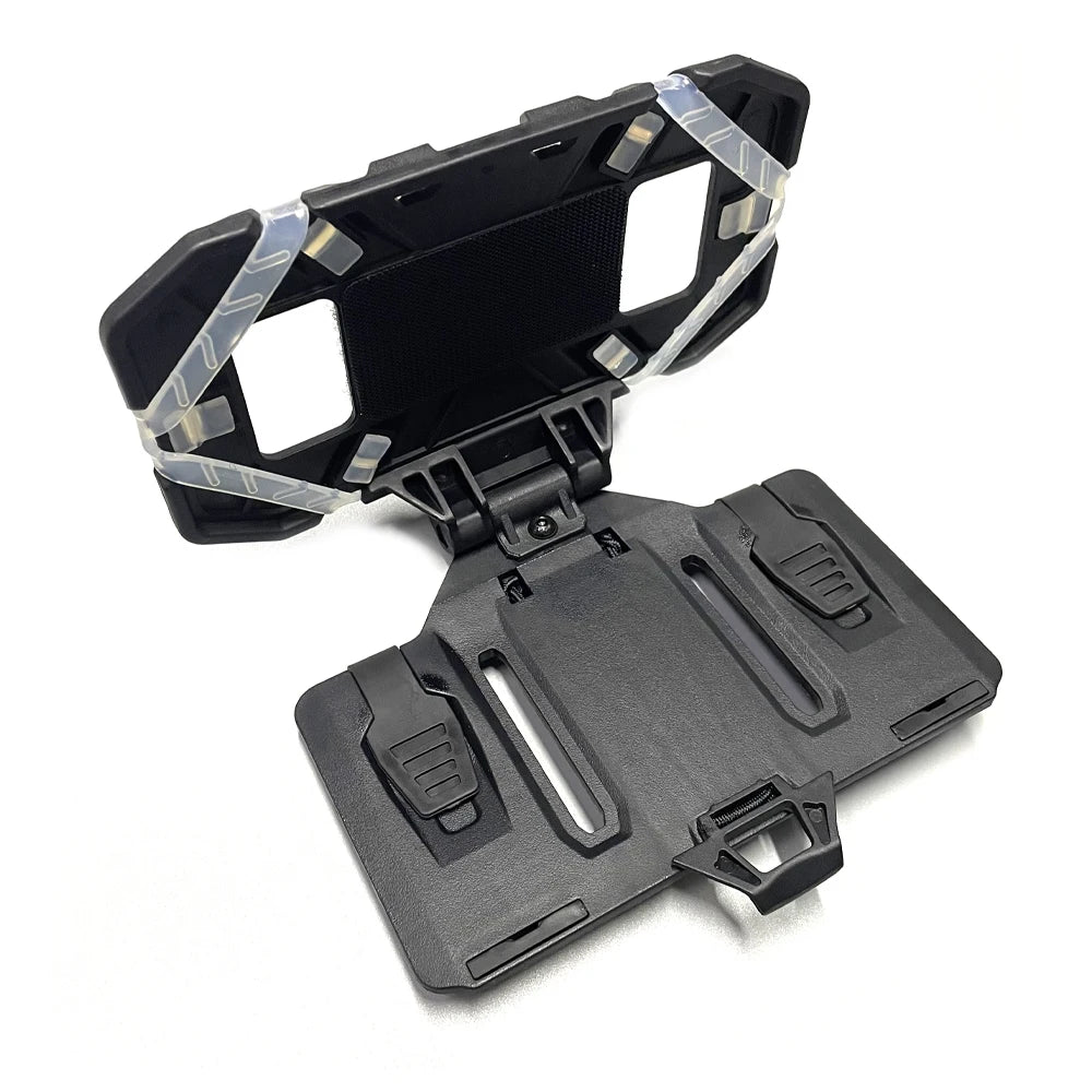Tactical MOLLE Chest Phone Mount – Folding Navigation Board Holder