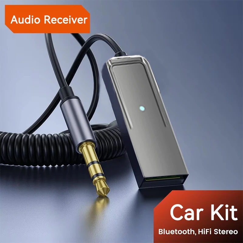 Bluetooth 5.5 Car Adapter for Universal Wireless Handsfree Audio