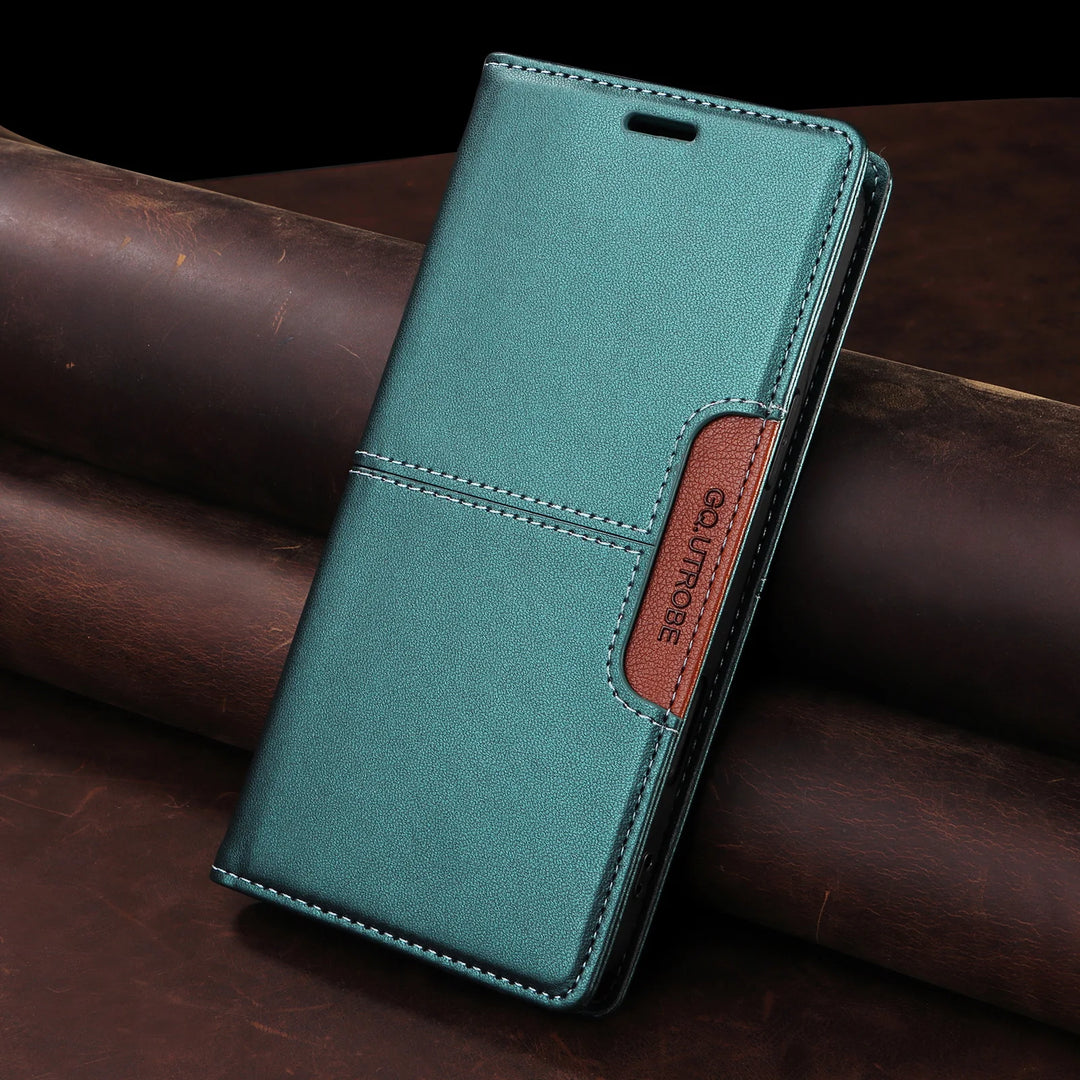 Magnetic Leather Flip Wallet Case Card Slot iPhone 11-17