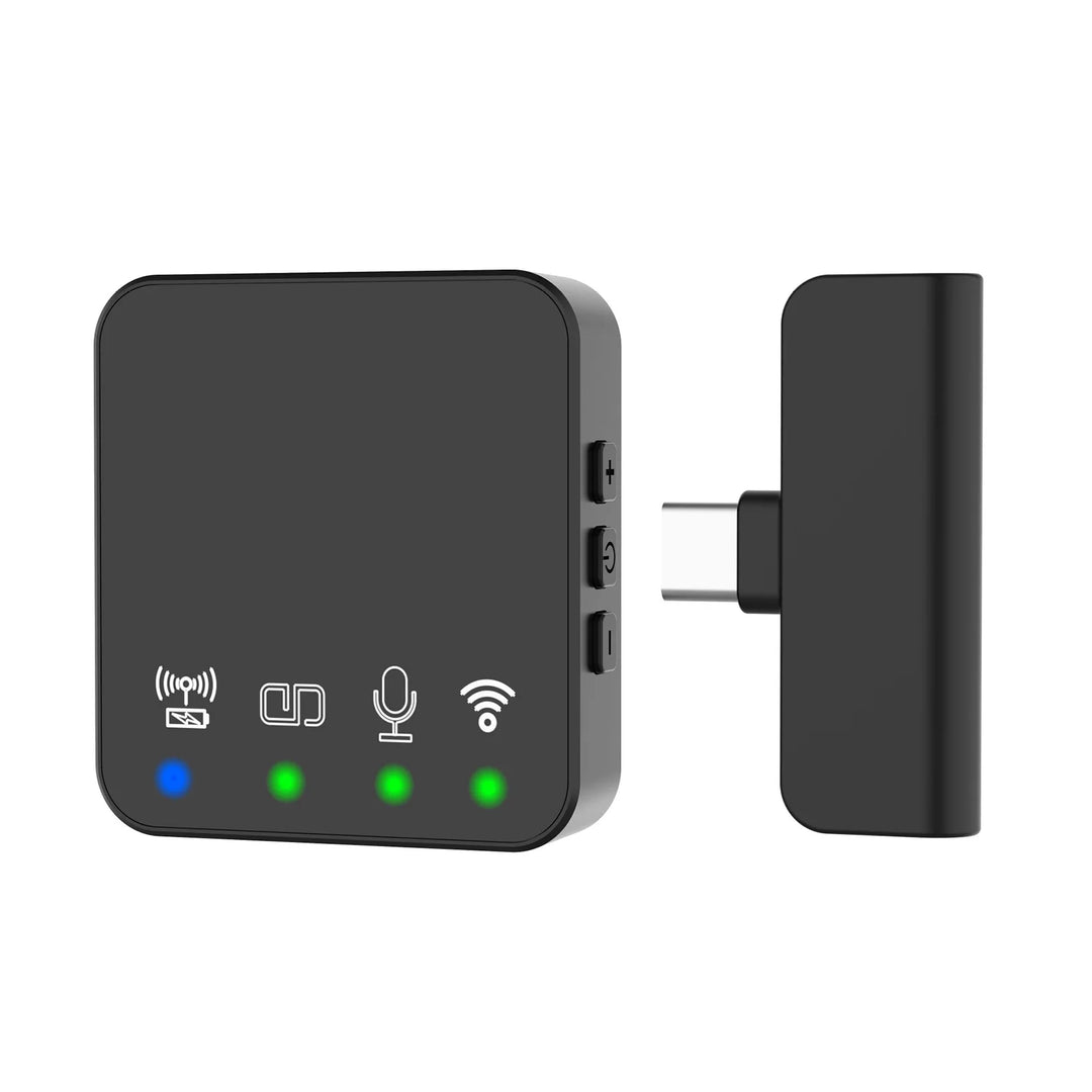 Wireless Lavalier Mic & Magnetic Monitor Kit for Smartphone Vlogging