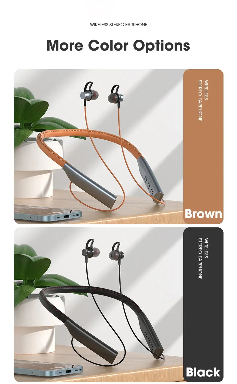 Lamgool Sports Bluetooth Earphones with Micro SD Slot - Sweatproof & Water Resistant