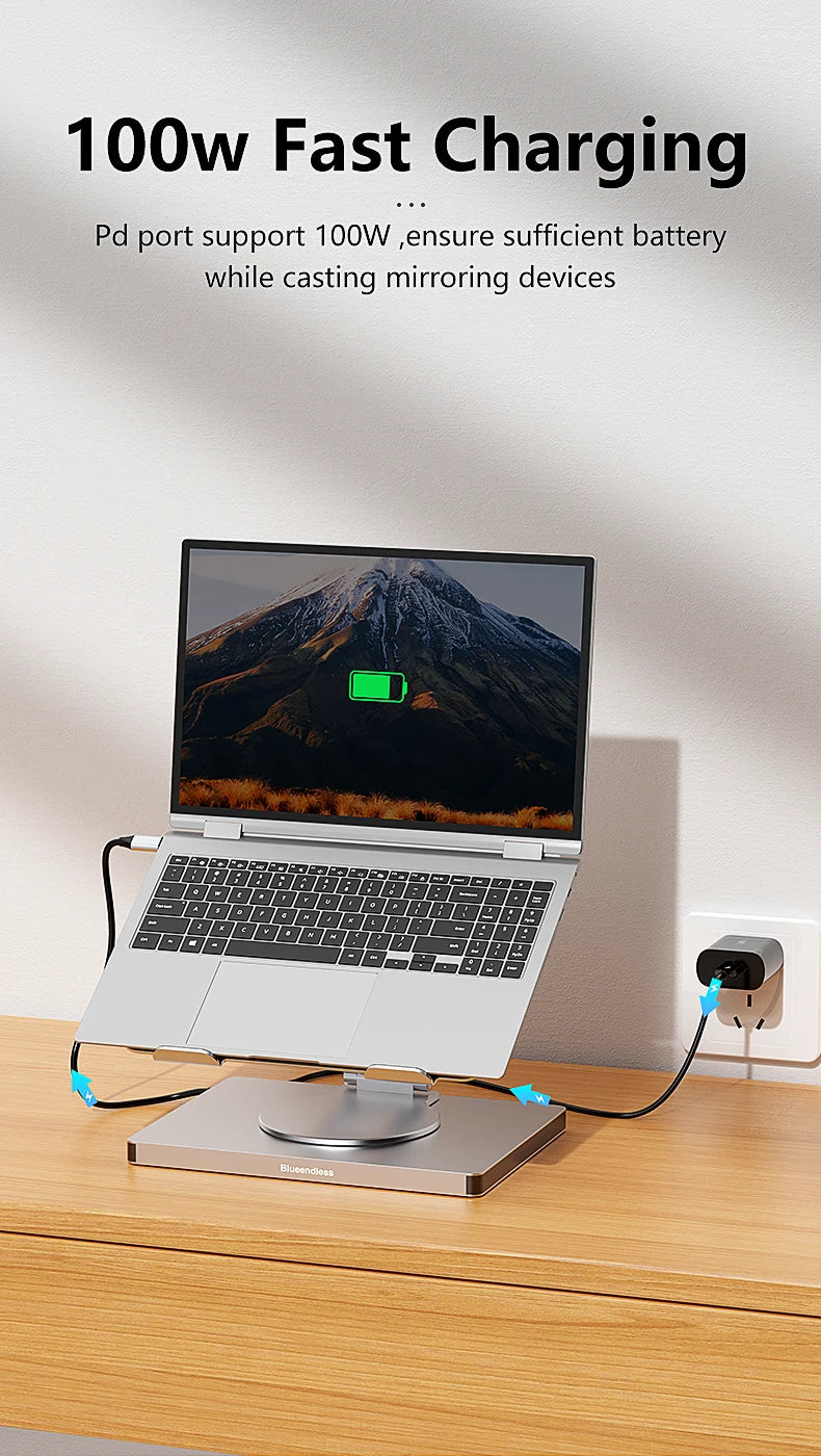 Best 10-in-1 Laptop Stand Hub, Laptop Professional Essentials — usb-c laptop stand hub