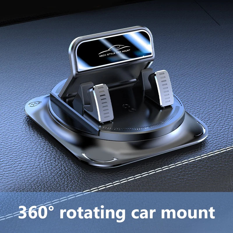 Car dashboard phone mount with 360-degree rotation, image 8