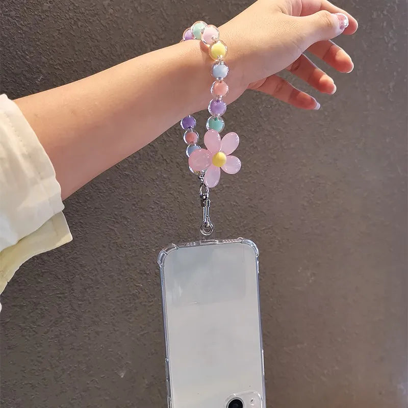 Jeffs Favorite Picks Macaron Bead Phone Wrist Lanyard