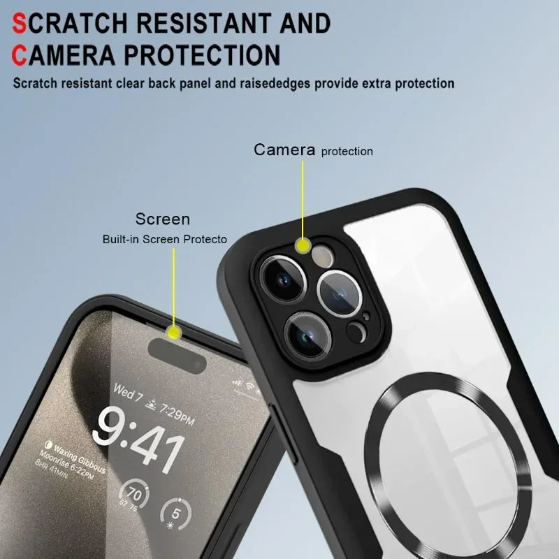360° Clear MagSafe iPhone 16 Case — 360° MagSafe Clear iPhone Case