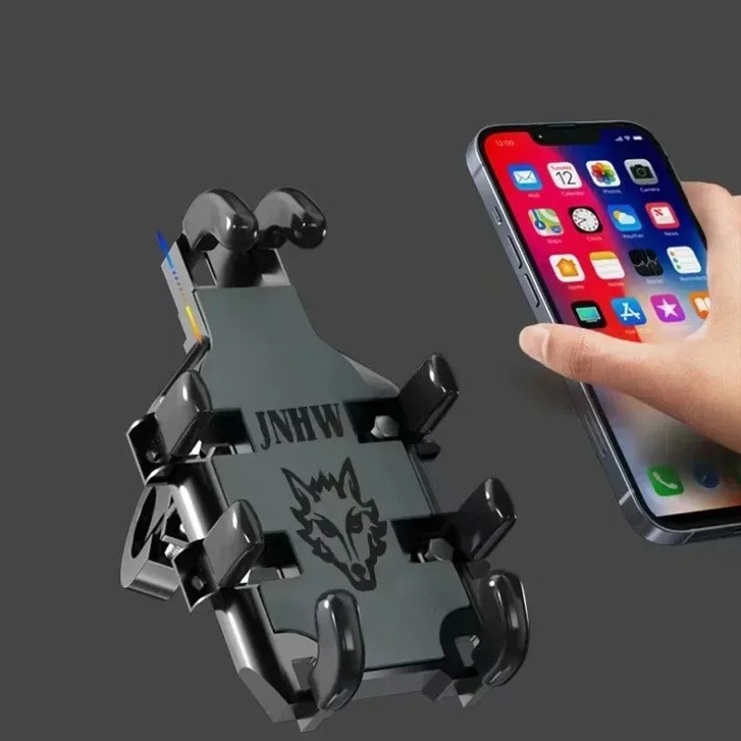 VIKEFON 8-Claw Motorcycle Phone Holder | Universal Bicycle Scooter ATV E-Bike Cell Bracket Mount