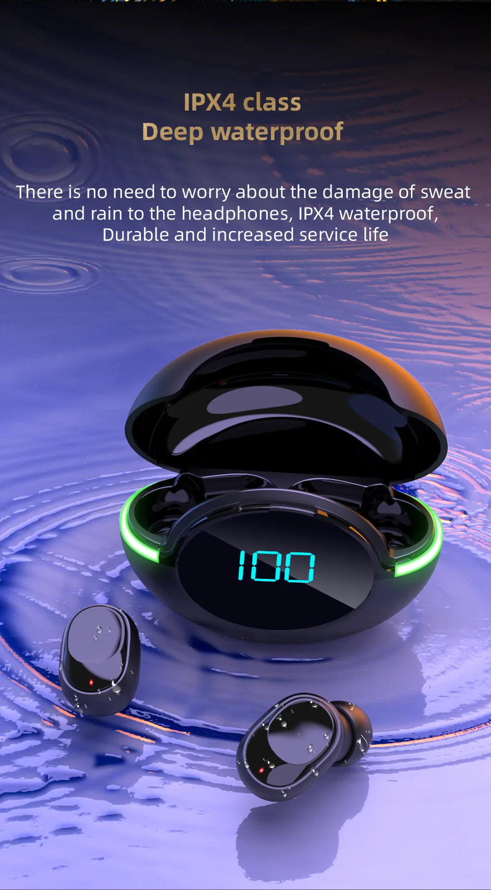 ANC Y80 Wireless Earbuds with Mic, Waterproof - JEFF's Favorite Picks — ANC Wireless Earbuds