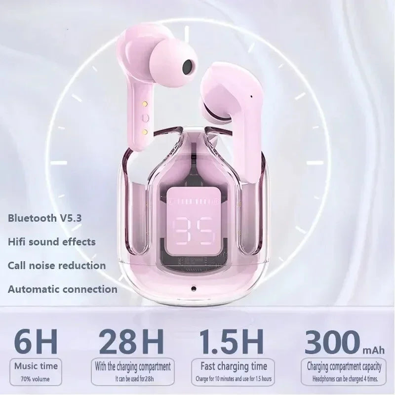 EOENKK TWS Wireless Earphones with Hybrid ANC, HiFi Audio & Digital Display Case