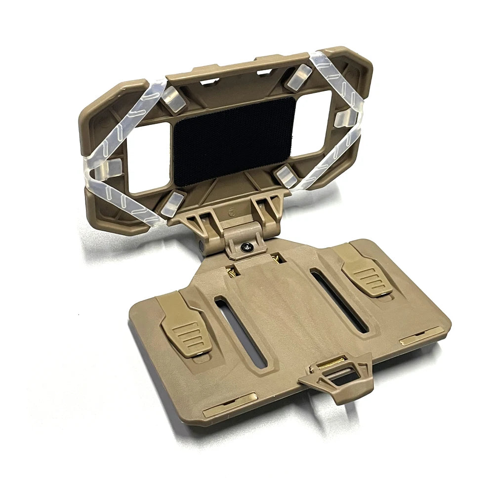 Tactical MOLLE Chest Phone Mount – Folding Navigation Board Holder