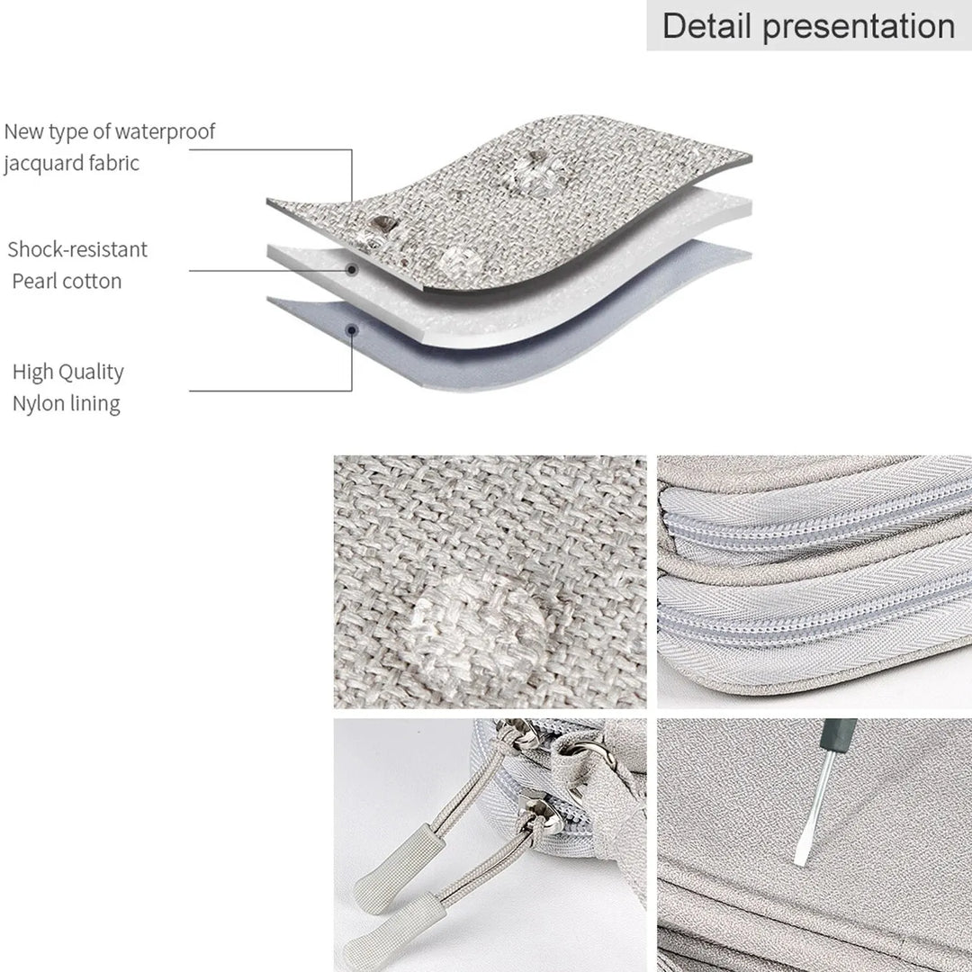 Cable Organizer Bag, Waterproof Travel Electronics Case