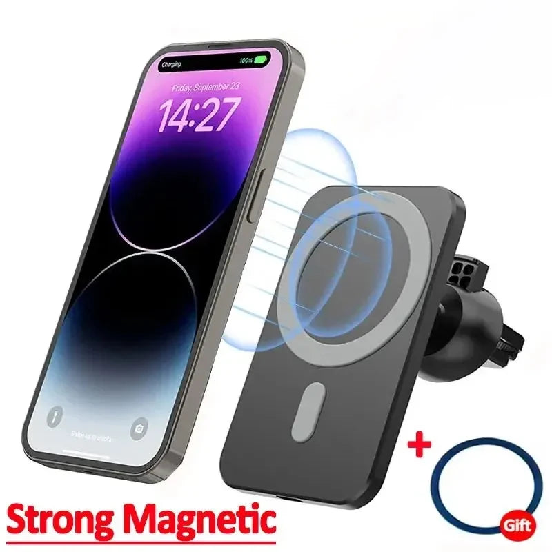MagSafe Car Charger, 15W Magnetic Wireless Vent Mount