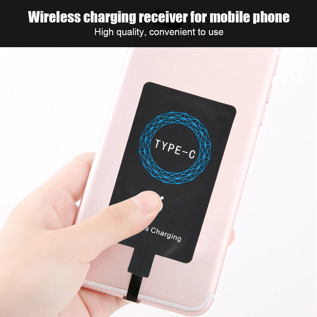 VBESTLIFE Type-C Wireless Charging Receiver – 2PCS Adapter Kit