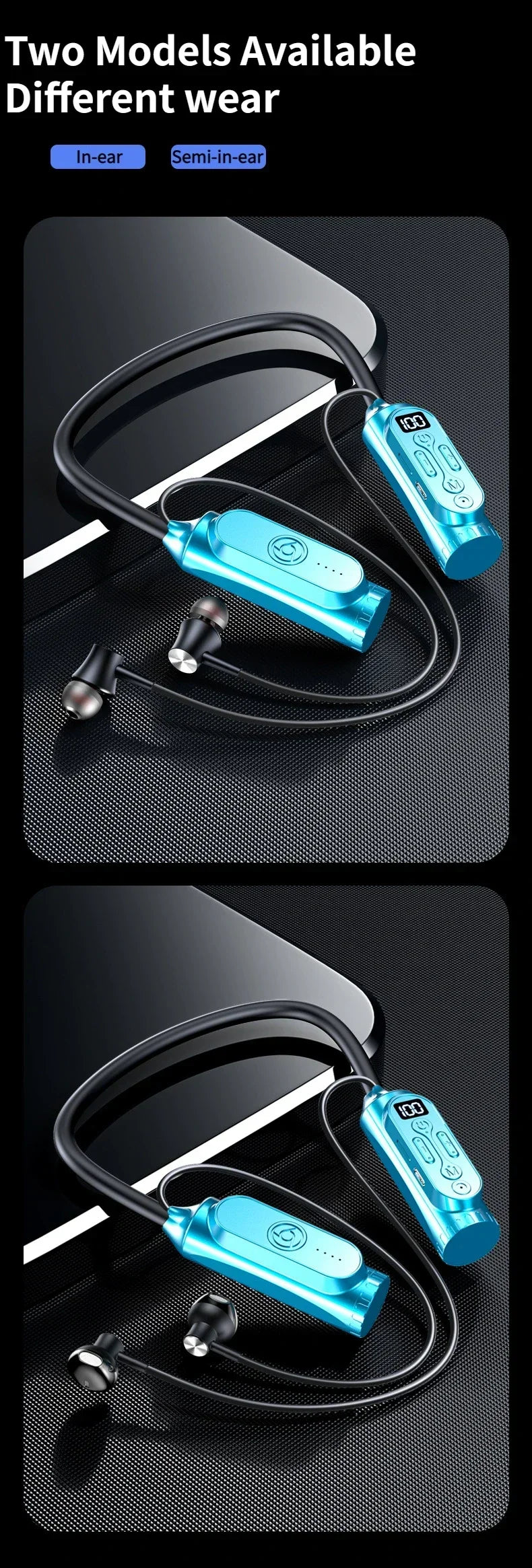 Luxuglow Smart Neckband Earphones with ANC and Power Bank