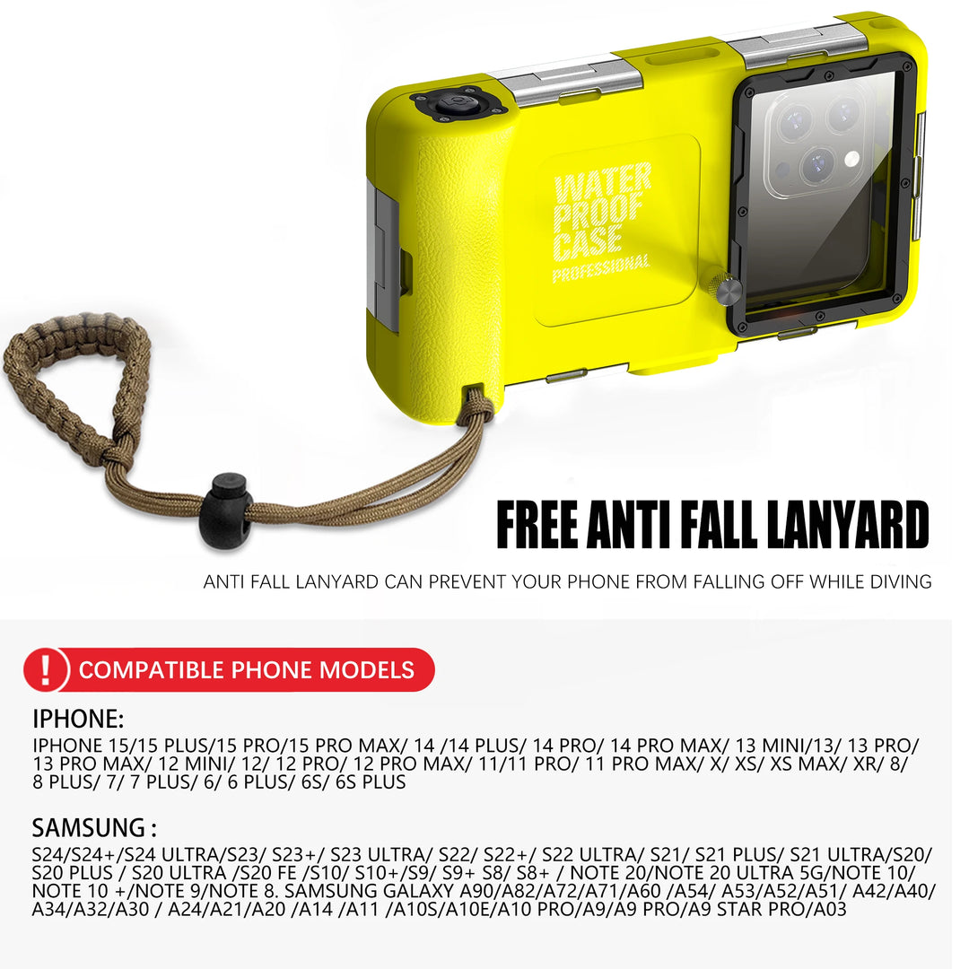 Shellbox Waterproof Diving Phone Case - Durable Underwater Protection