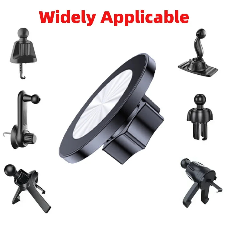 WeZX MagSafe Anti-Vibration Car Phone Holder | 17mm Ball Head Vent Mount | Adjustable Rotatable
