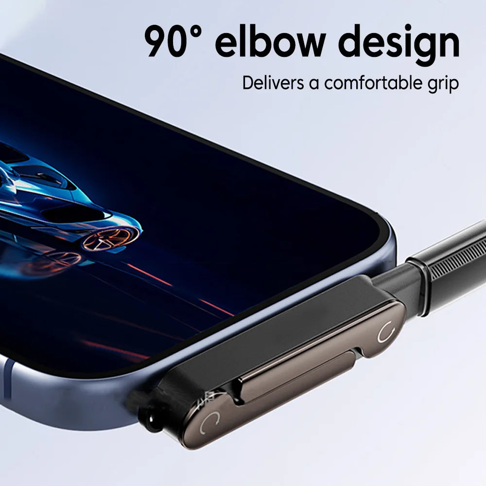 240W USB-C Adapter, Male to Female OTG with Foldable Stand