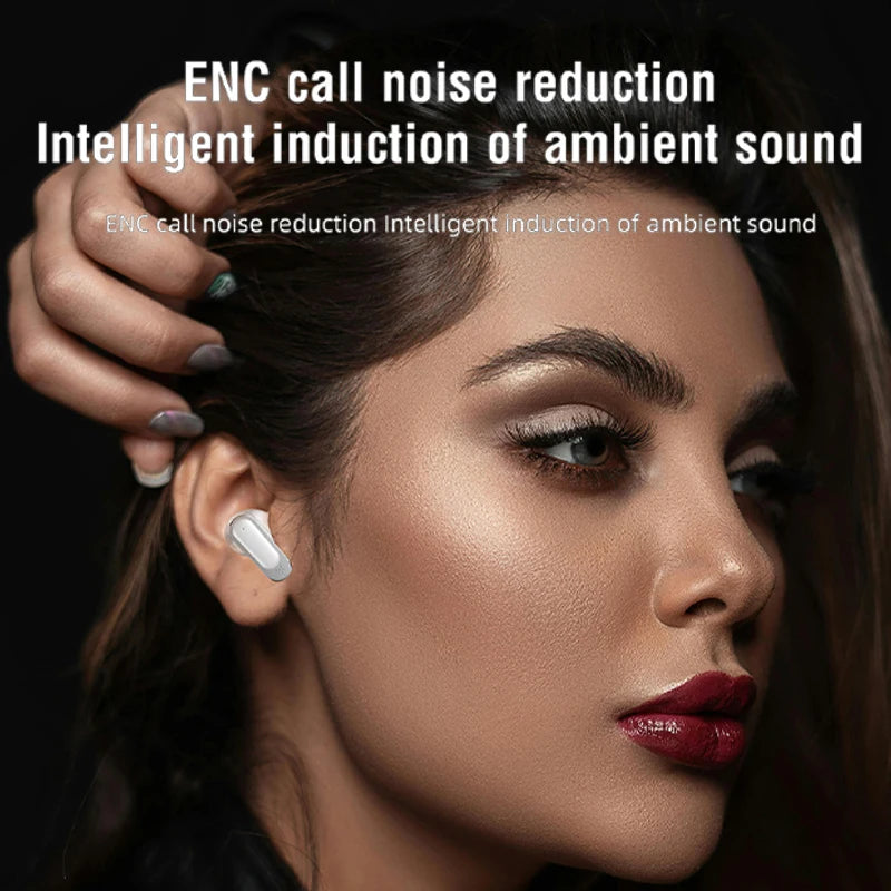 TWS Wireless Earbuds Touch Control ENC Bluetooth 5.3 Heavy Bass